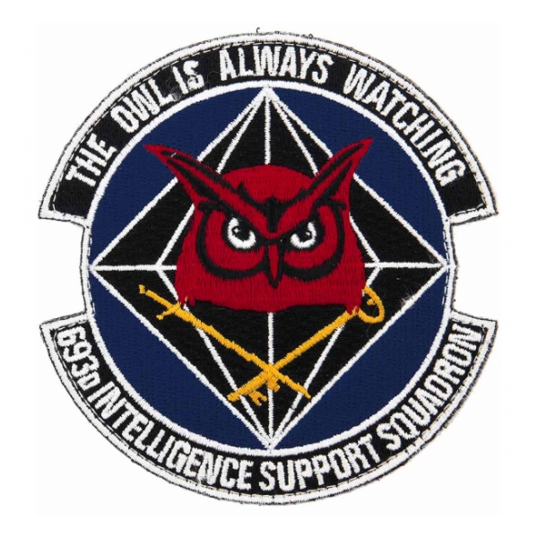 Air Force 693rd Intelligence Support Squadron Patch (With Hook Fastener)