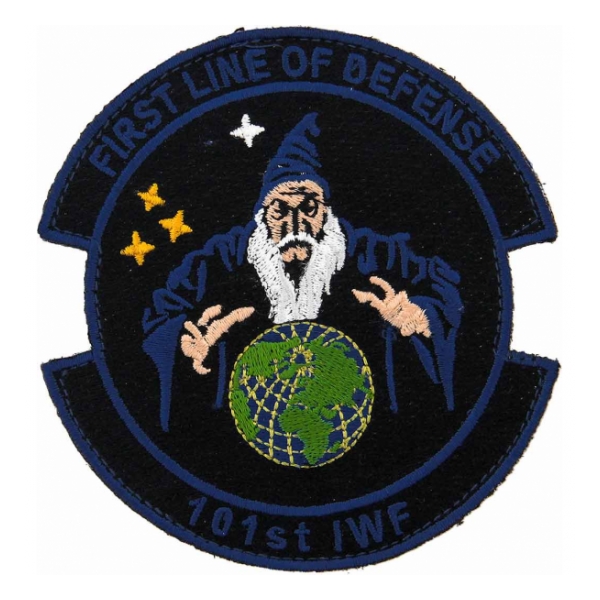 Air Force 101st Information Warfare Flight Squadron Patch (Hook Fastener)