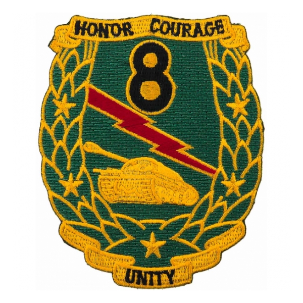 8th Tank Battalion Patch