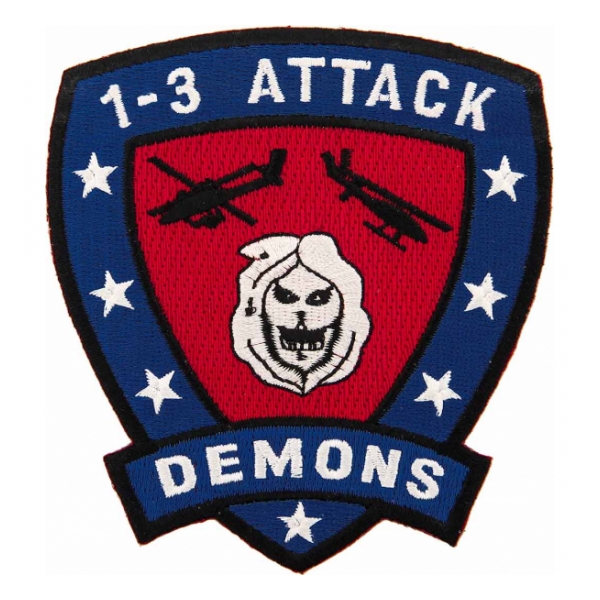 Army 1st Battalion 3rd Aviation Regiment (Demons)  Patch