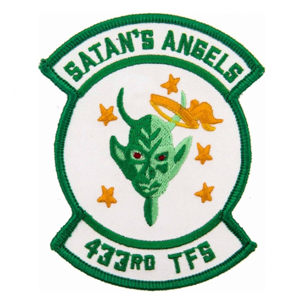 433rd Tactical Fighter Squadron (Satan's Angels) Patch