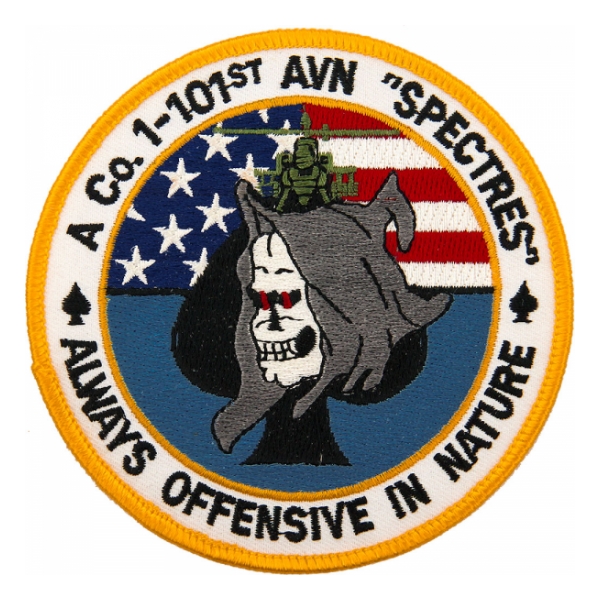 A Company 101st Aviation (Spectres) Patch