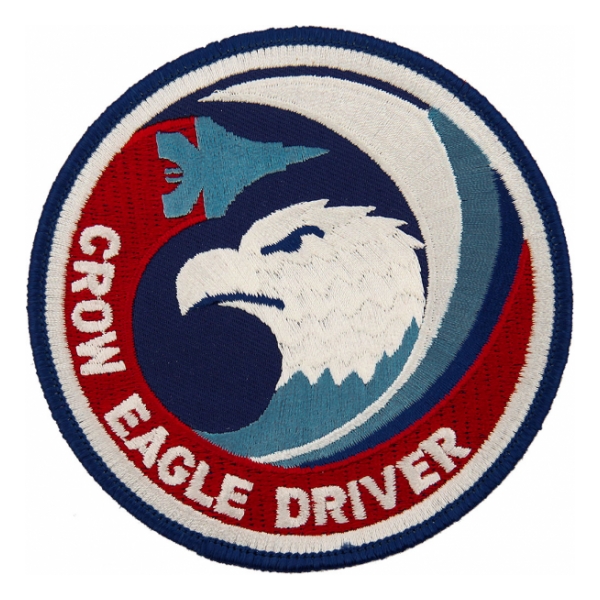 Air Force F-15 Eagle Crow Eagle Driver Patch