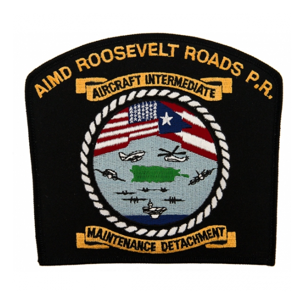 AIMD Aircraft Intermediate Maintenence Detachment Roosevelt Roads, P.R. Patch