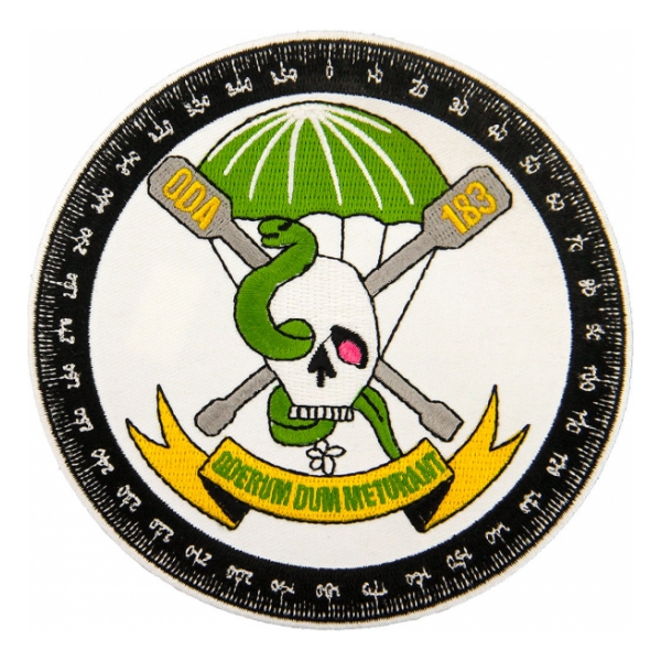 ODA-183 B Company 3rd Battalion 1st Special Forces Group Patch