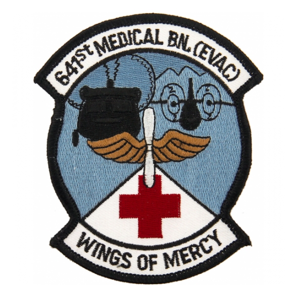 641st Medical Battalion (EVAC) Wings Of Mercy Patch