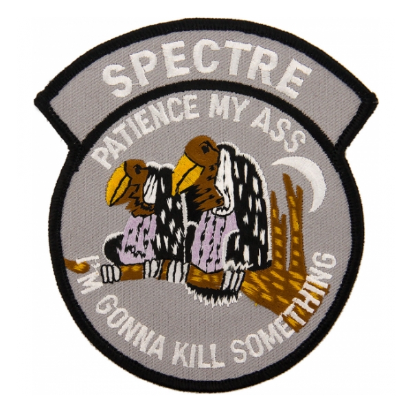 Air Force Spectre AC-130 (Patience My Ass) Vietnam Patch