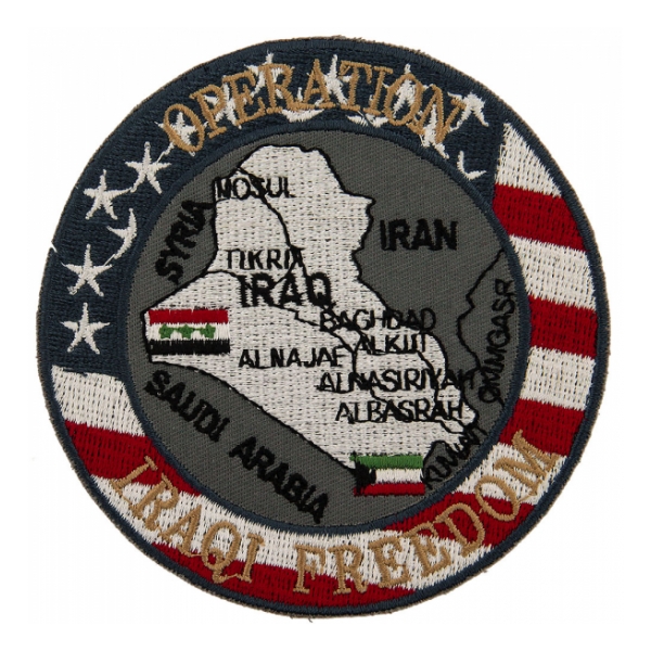 Operation Iraqi Freedom Stars And Stripes Patch