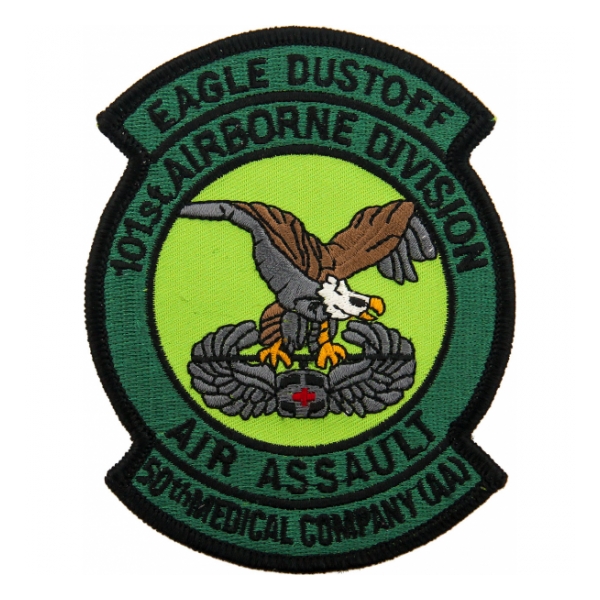 50th Medical Company (AA) 101st Airborne Division Eagle Dustoff Patch