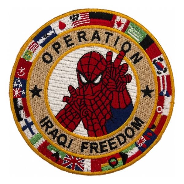 Operation Iraqi Freedom (Spiderman) Patch