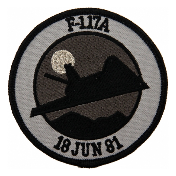 Air Force F-117A Stealth Fighter (18 June 81)  Patch