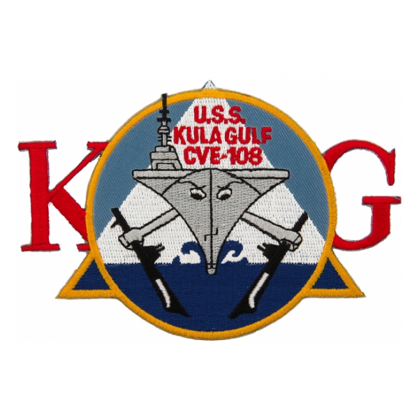 USS Kula Gulf CVE-108 Ship Patch