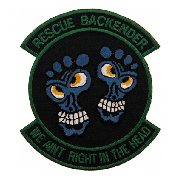 Air Force 33rd Rescue Squadron (We Ain't Right In The Head) Patch