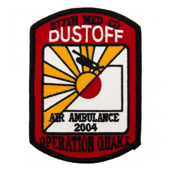 377th Medical Company Air Ambulance 2004 Operation Quake Dustoff Patch