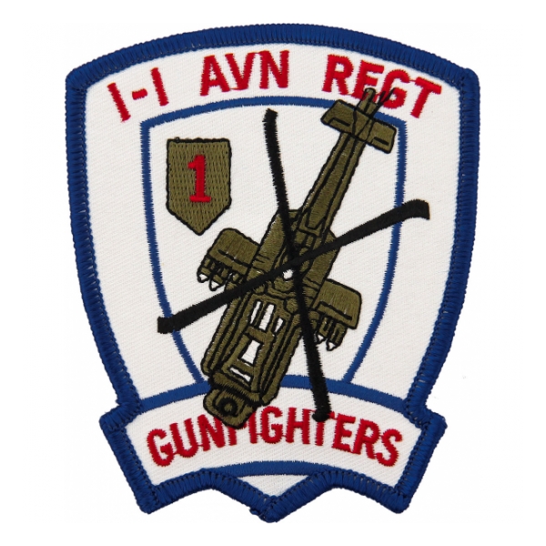 Army 1st Battalion / 1st Aviation Regiment ( Gun Fighters ) Patch