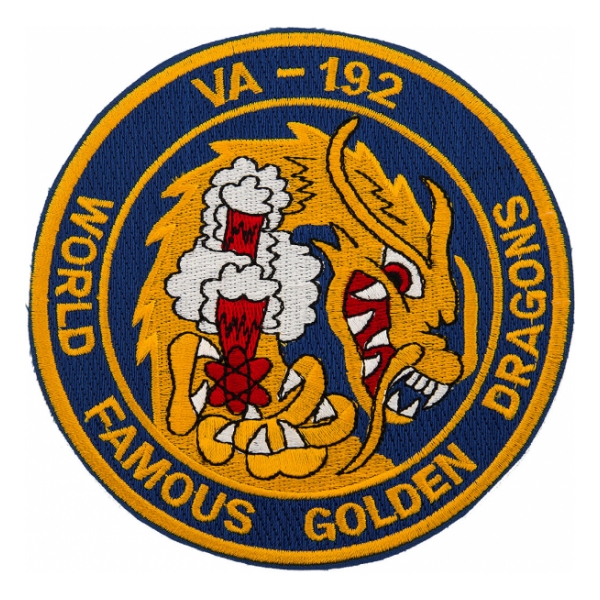 Navy Attack Squadron VA-192 ( World Famous Golden Dragoons ) Patch