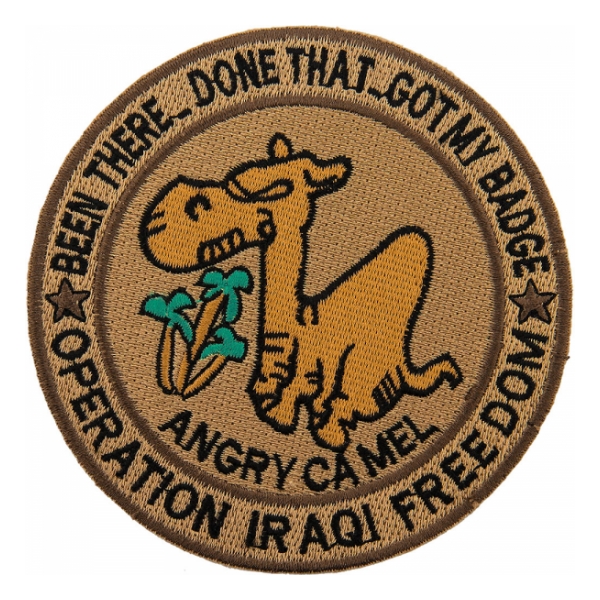 Been There, Done That Got My Badge Operation Iraqi Freedom Patch