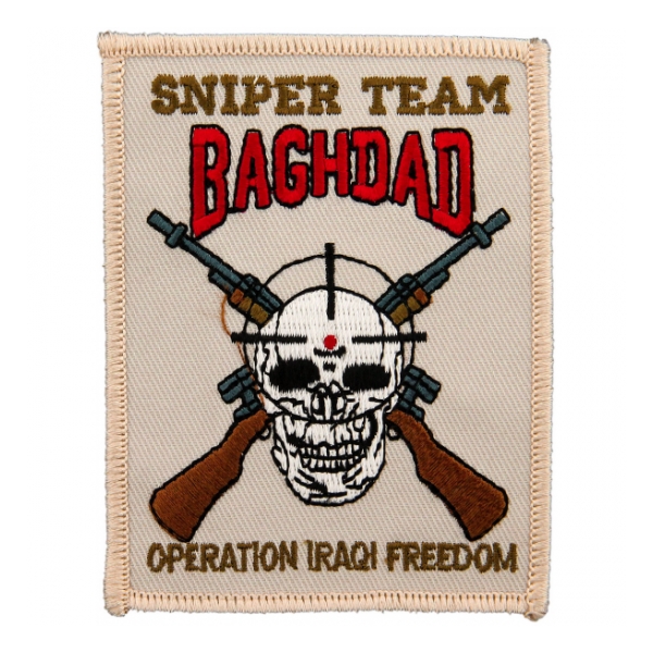 Sniper Team Baghdad Operation Iraqi Freedom Patch Flying Tigers Surplus Sniper Team Baghdad Operation Iraqi Freedom Patch Flying Tigers Surplus