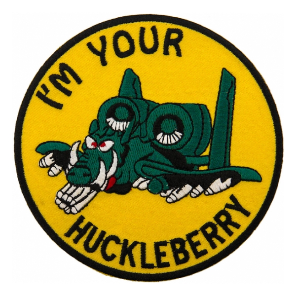 Air Force A-10 Combat Aviation (I'm Your Huckleberry) Patch