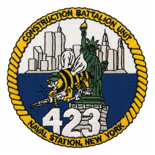 Naval Construction Battalion Unit 423 / Naval Station New York Patch