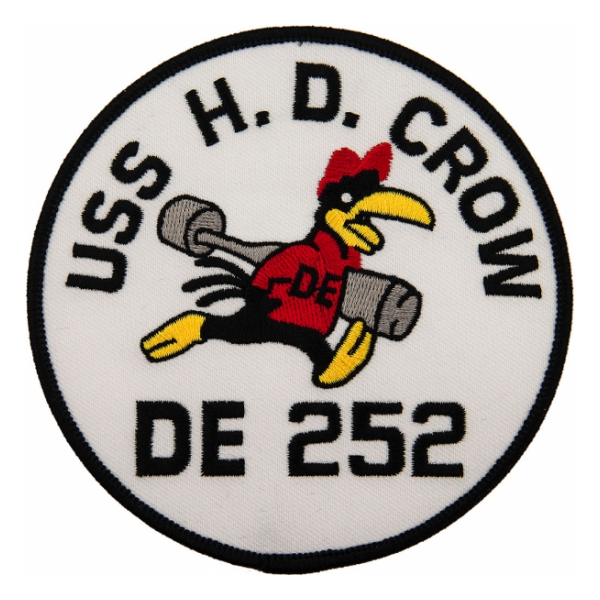 USS H.D. Crow DE-252 Ship Patch