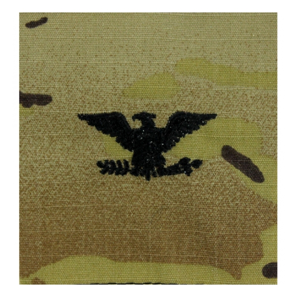 Army Scorpion Colonel Rank Sew-On (Ufinished Edge)