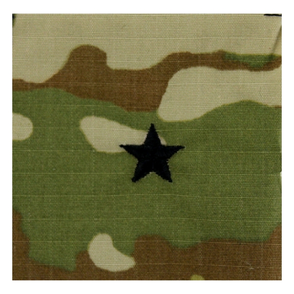 Army Scorpion Brigadier General Rank Sew-On (Unfinished Edge)