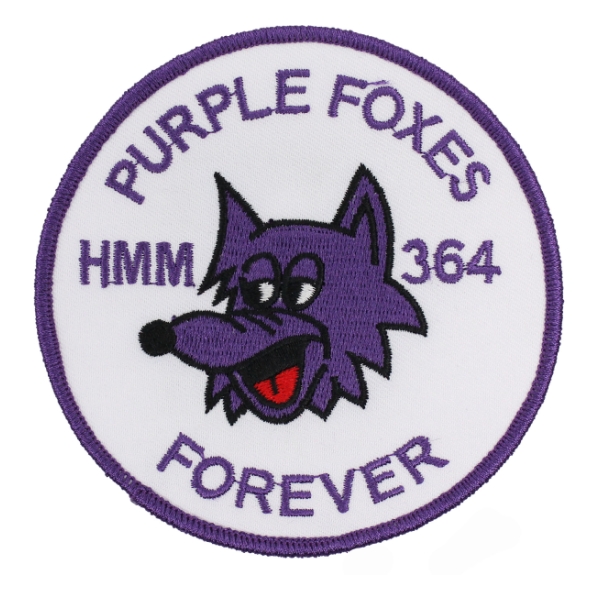 Marine Squadron HMM-364 Purple Foxes Forever Patch