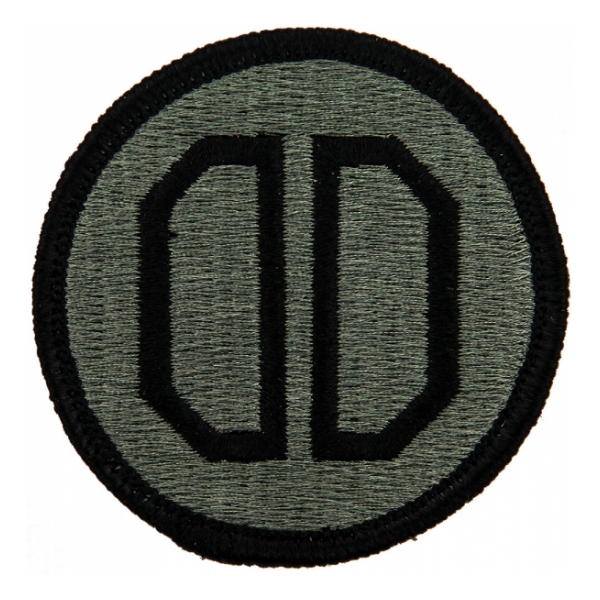 31st Armored Brigade Patch Foliage Green (With Hook Fastener)
