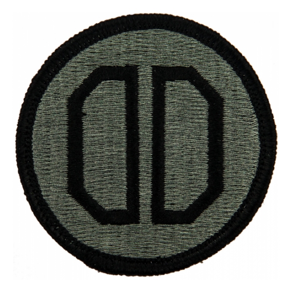 31st Armored Brigade Patch Foliage Green (Velcro Backed)