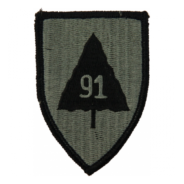 91st Infantry Division Patch Foliage Green (Velcro Backed)