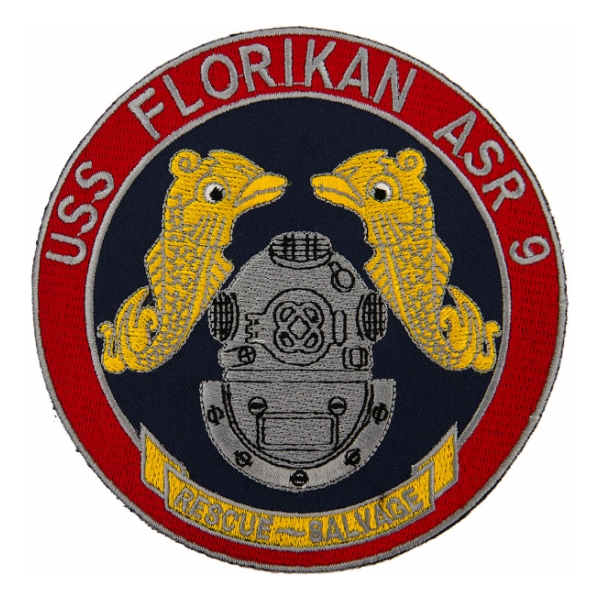 USS Florikan ASR-9 Ship Patch