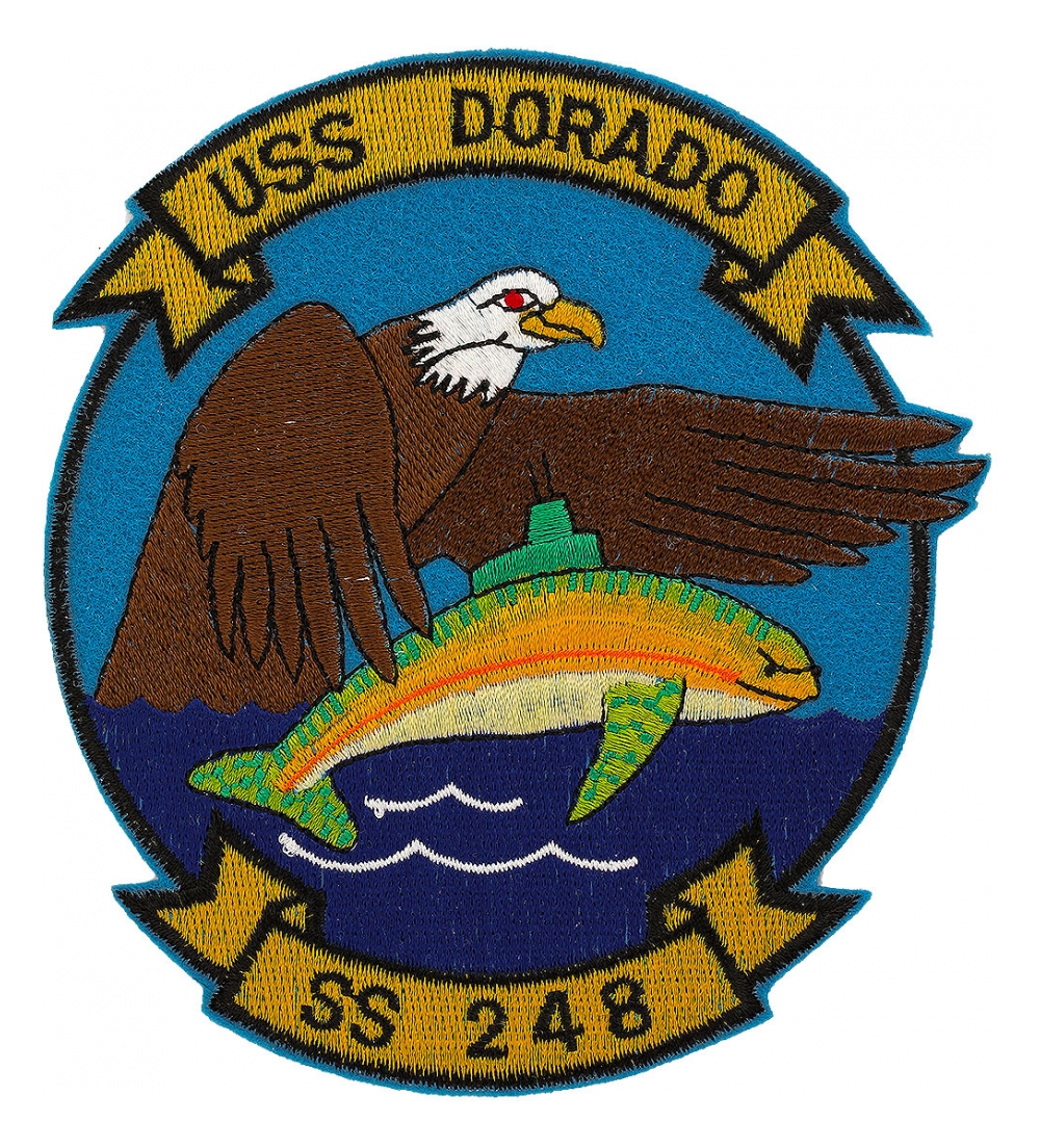 USS Dorado SS248 Patch Flying Tigers Surplus