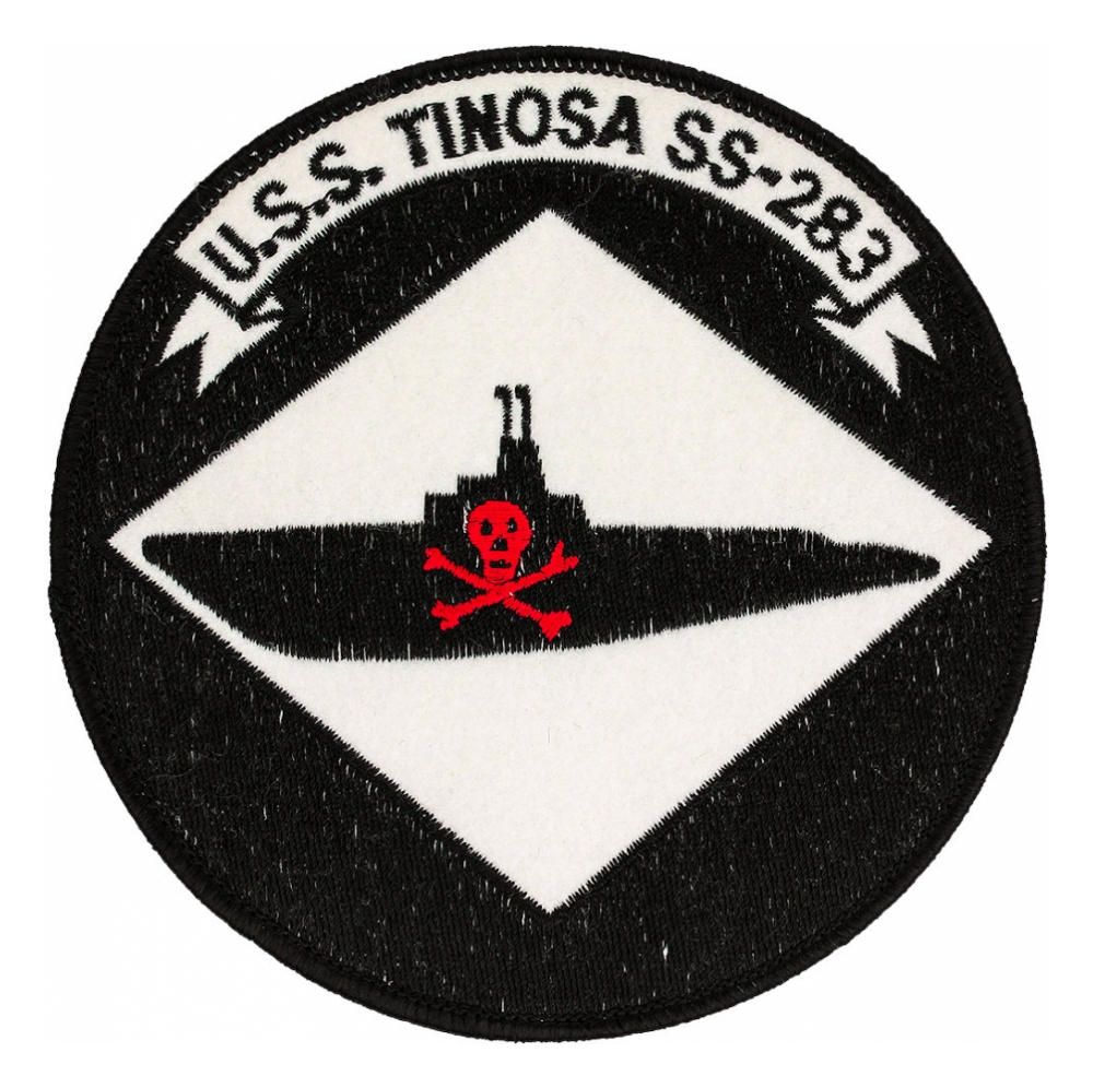 USS Tinosa SS283 Patch Flying Tigers Surplus
