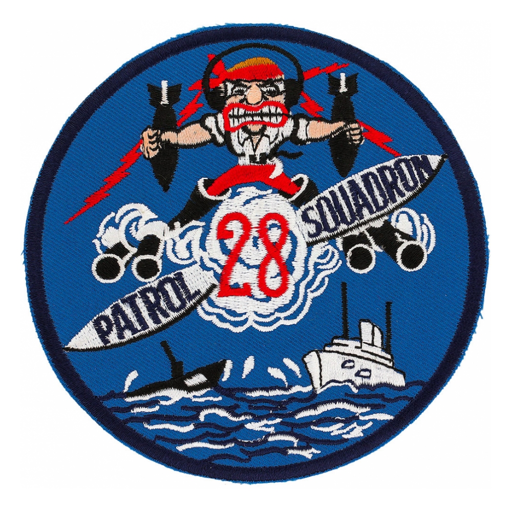Navy Patrol Squadron VP28 Patch Flying Tigers Surplus