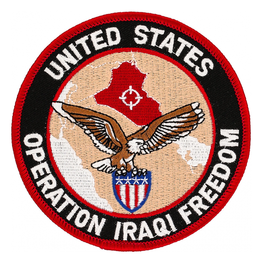 Operation Iraqi Freedom Patch | Flying Tigers Surplus