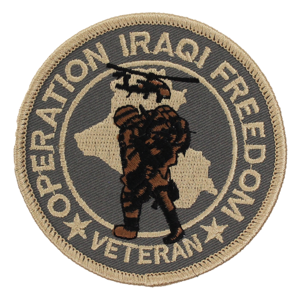 Operation Iraqi Freedom Veteran Patch (Desert) | Flying Tigers Surplus