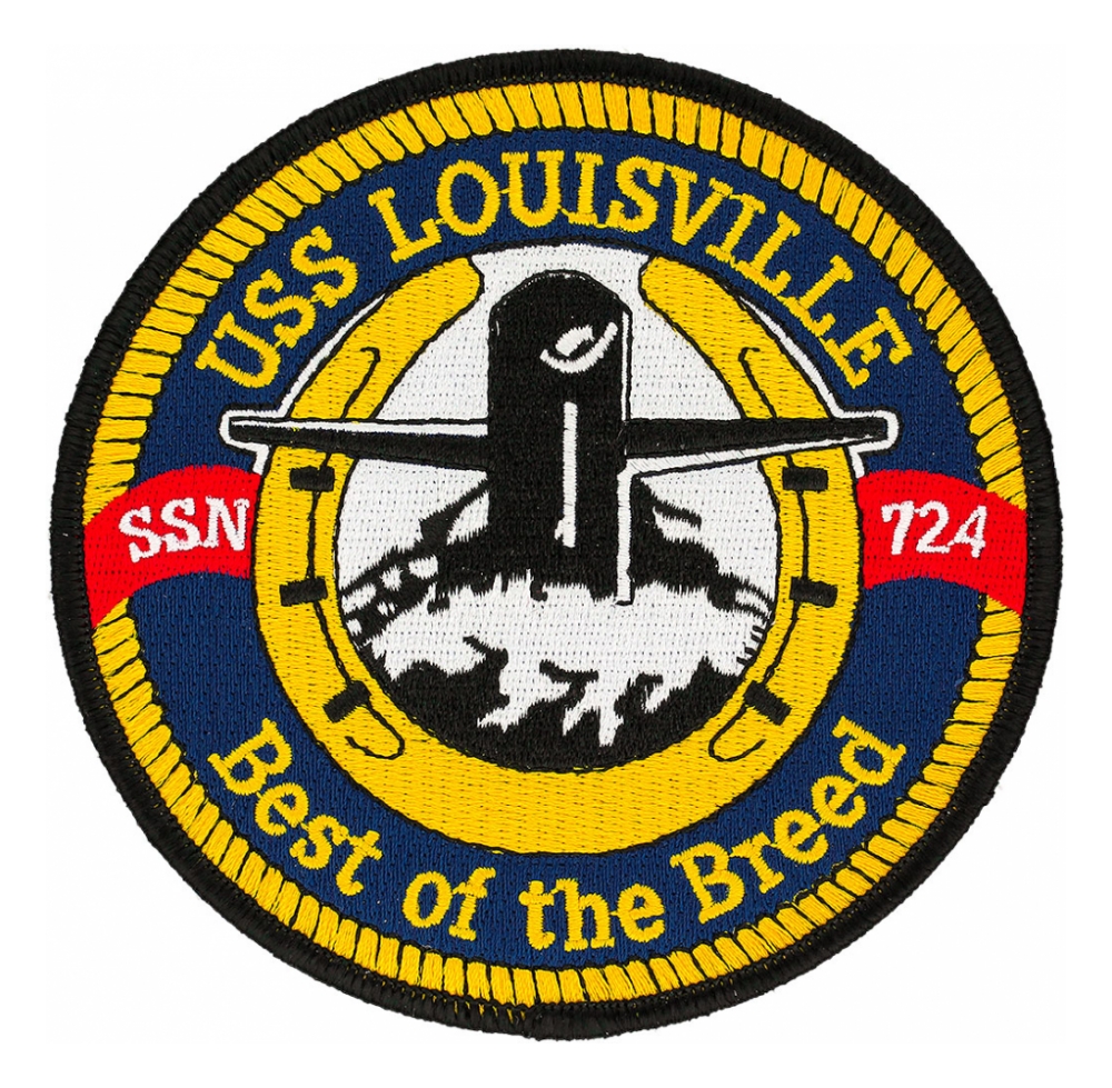 USS Louisville SSN724 Patch Flying Tigers Surplus