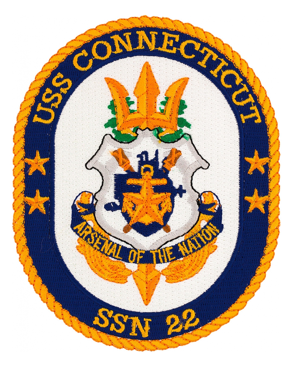 USS Connecticut SSN-22 Patch | Flying Tigers Surplus