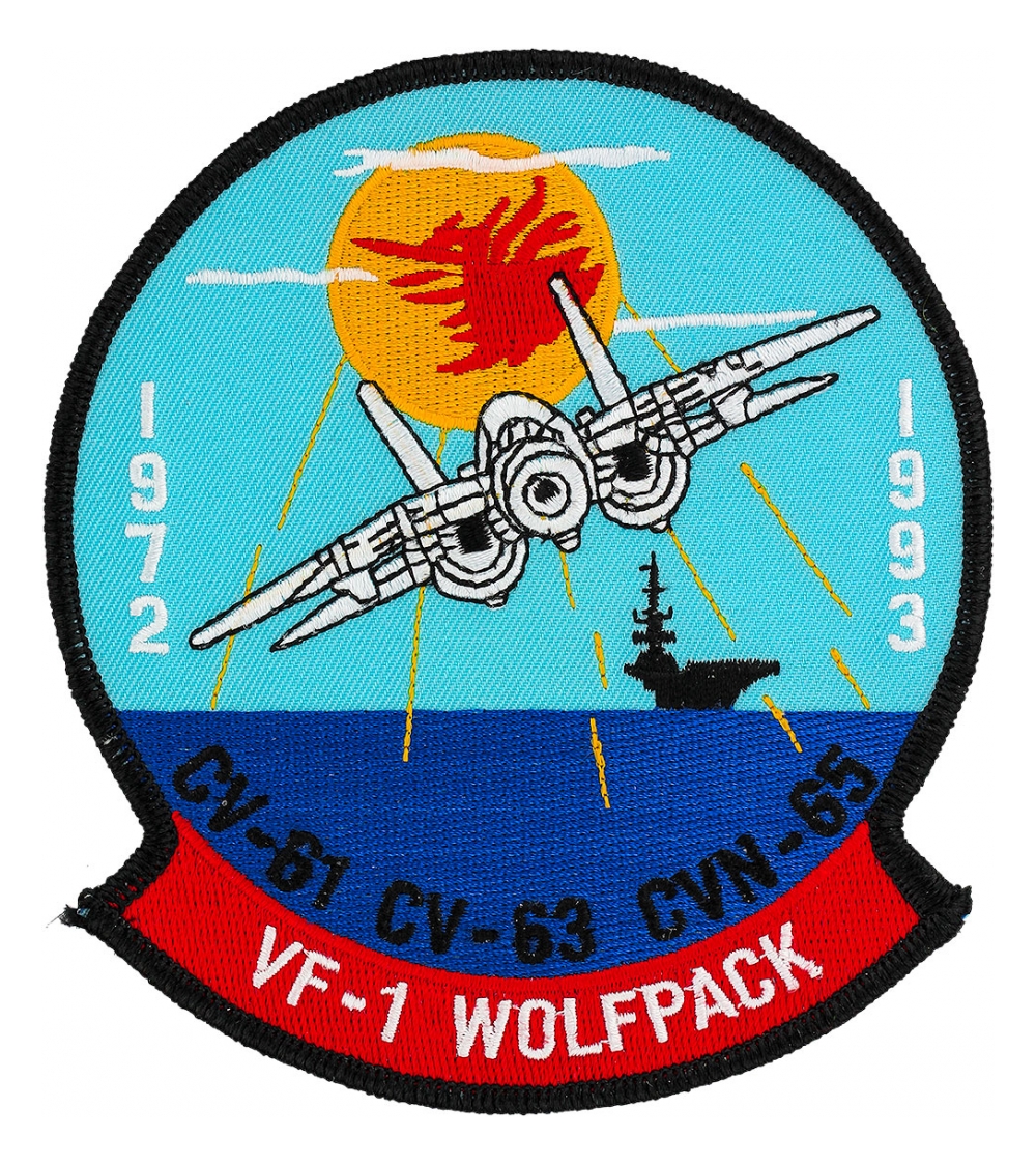 Navy Fighter Squadron Patch VF1 Patch Flying Tigers Surplus