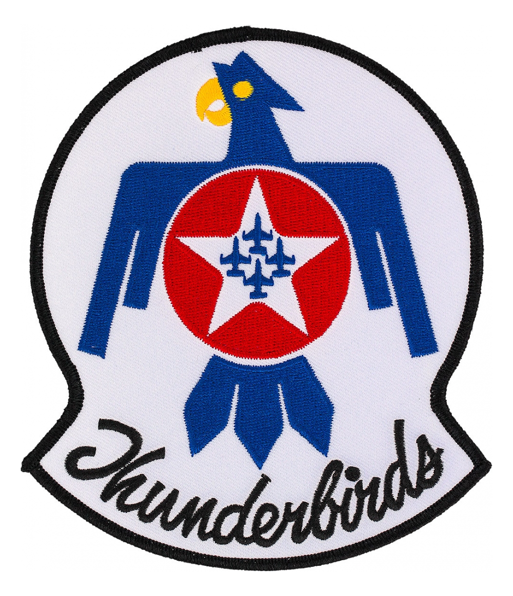 b2331 USAF Thunderbirds  Demonstration Team patch shield scroll Air Force IR19C 