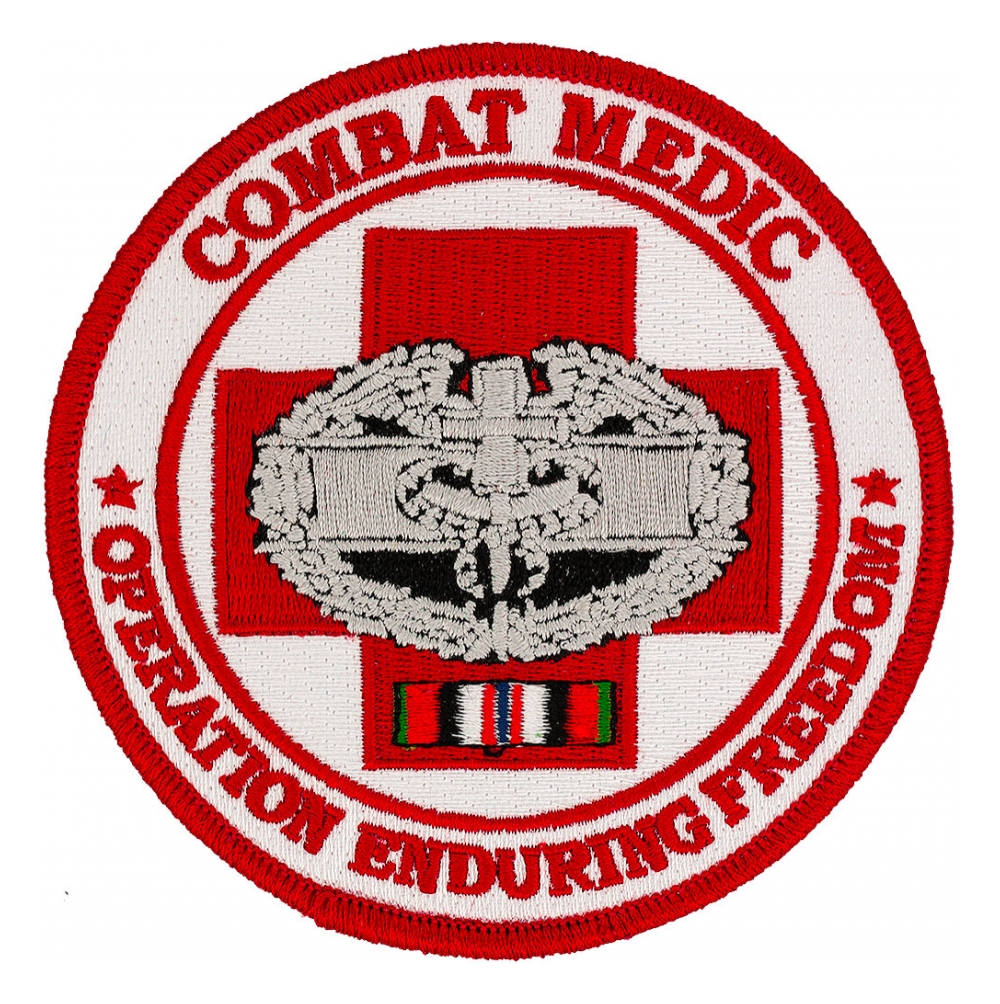 Combat Medic Operation Enduring Freedom Patch Flying Tigers Surplus