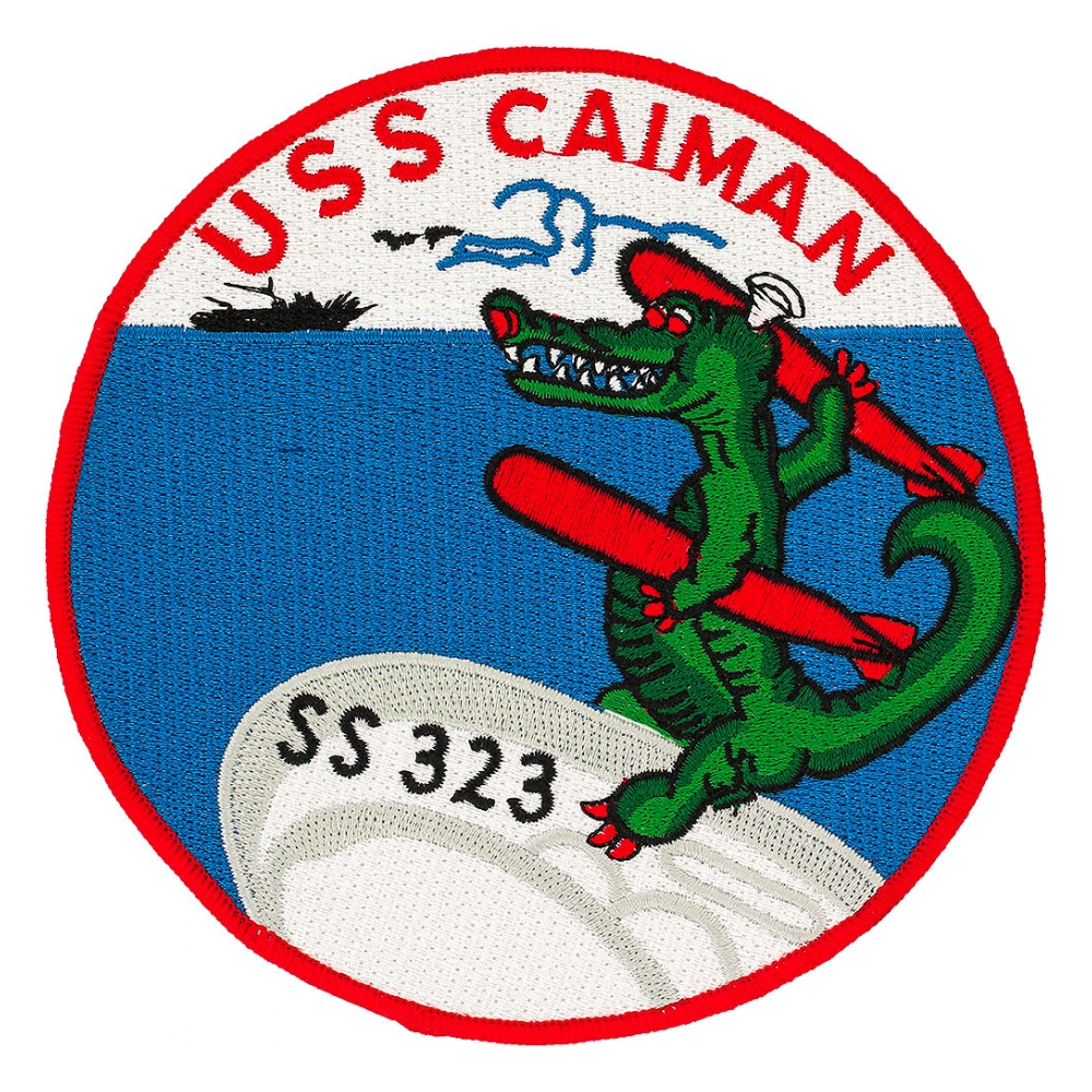 USS Caiman SS-323 Patch | Flying Tigers Surplus