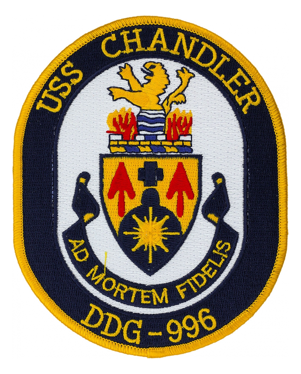 USS Chandler DDG 996 Ship Patch Flying Tigers Surplus uss-chandler-ddg-996-ship-patch-flying-tigers-surplus