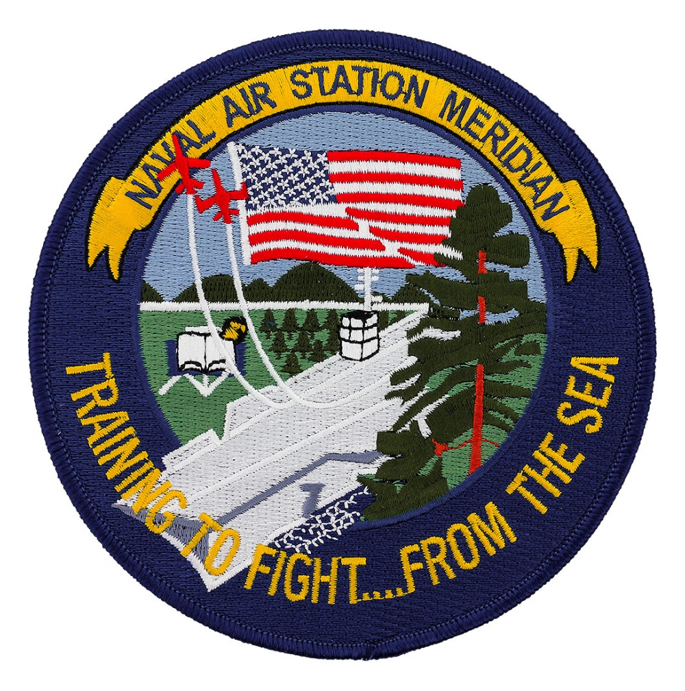 Naval Air Station Meridian Patch Flying Tigers Surplus