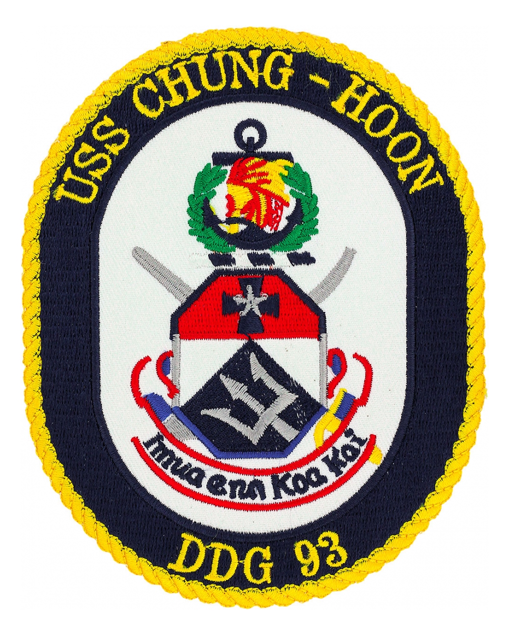 USS Chung-Hoon DDG-93 Ship Patch | Flying Tigers Surplus
