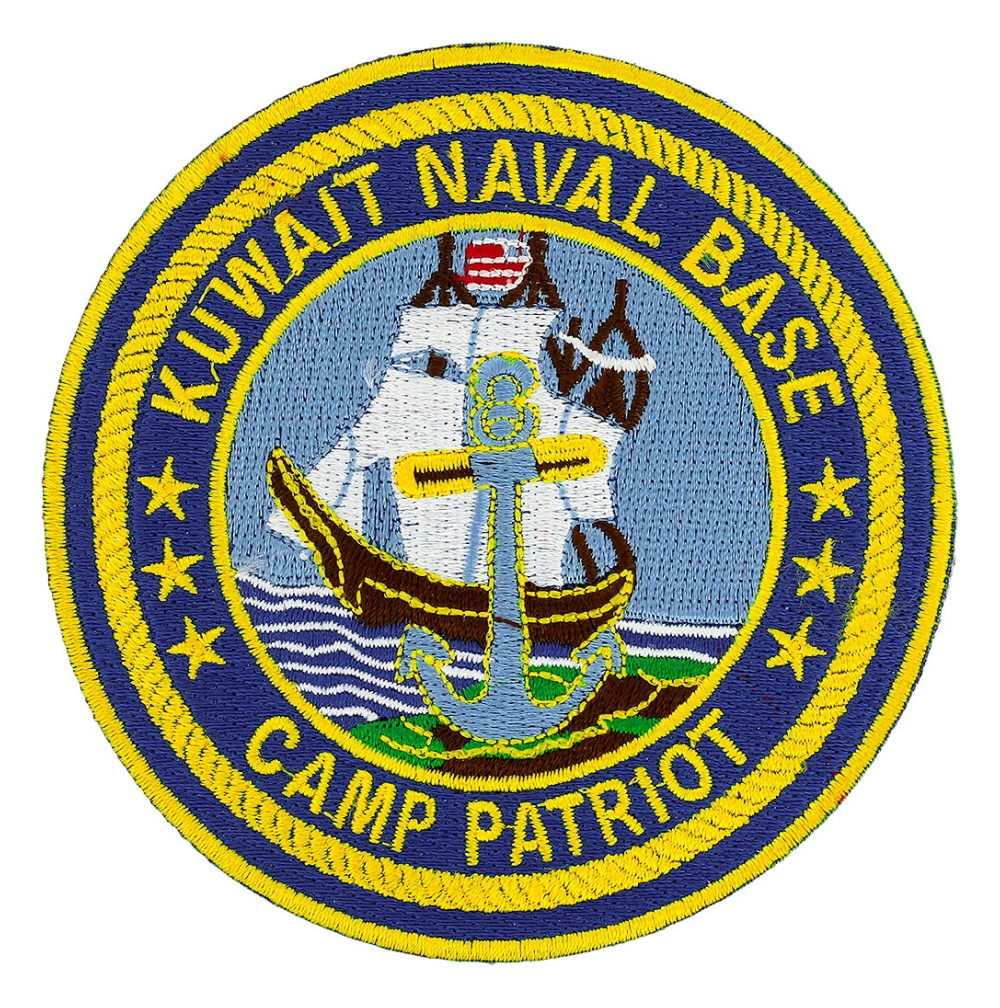 Naval Base Kuwait Camp Patriot Patch Flying Tigers Surplus