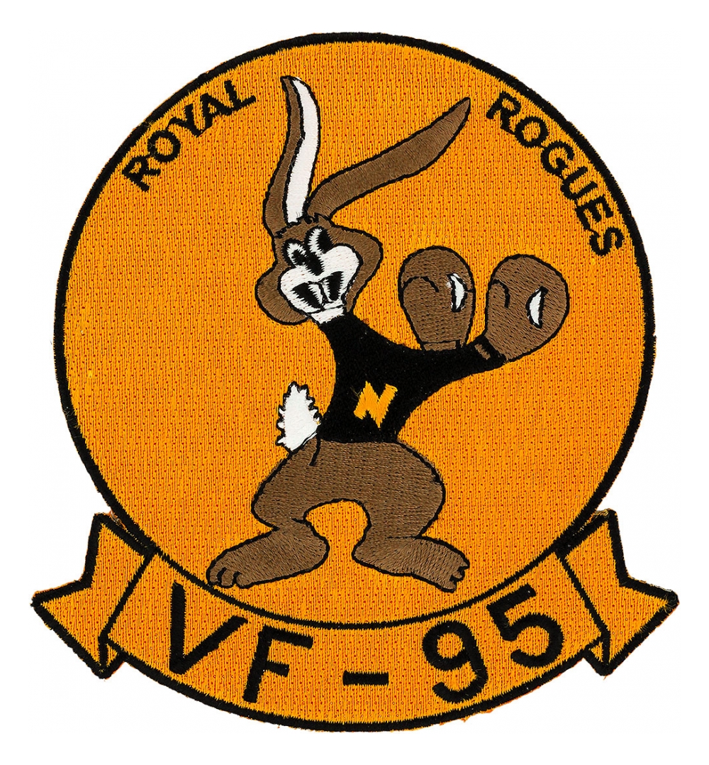 Navy Fighter Squadron VF95 Patch Flying Tigers Surplus