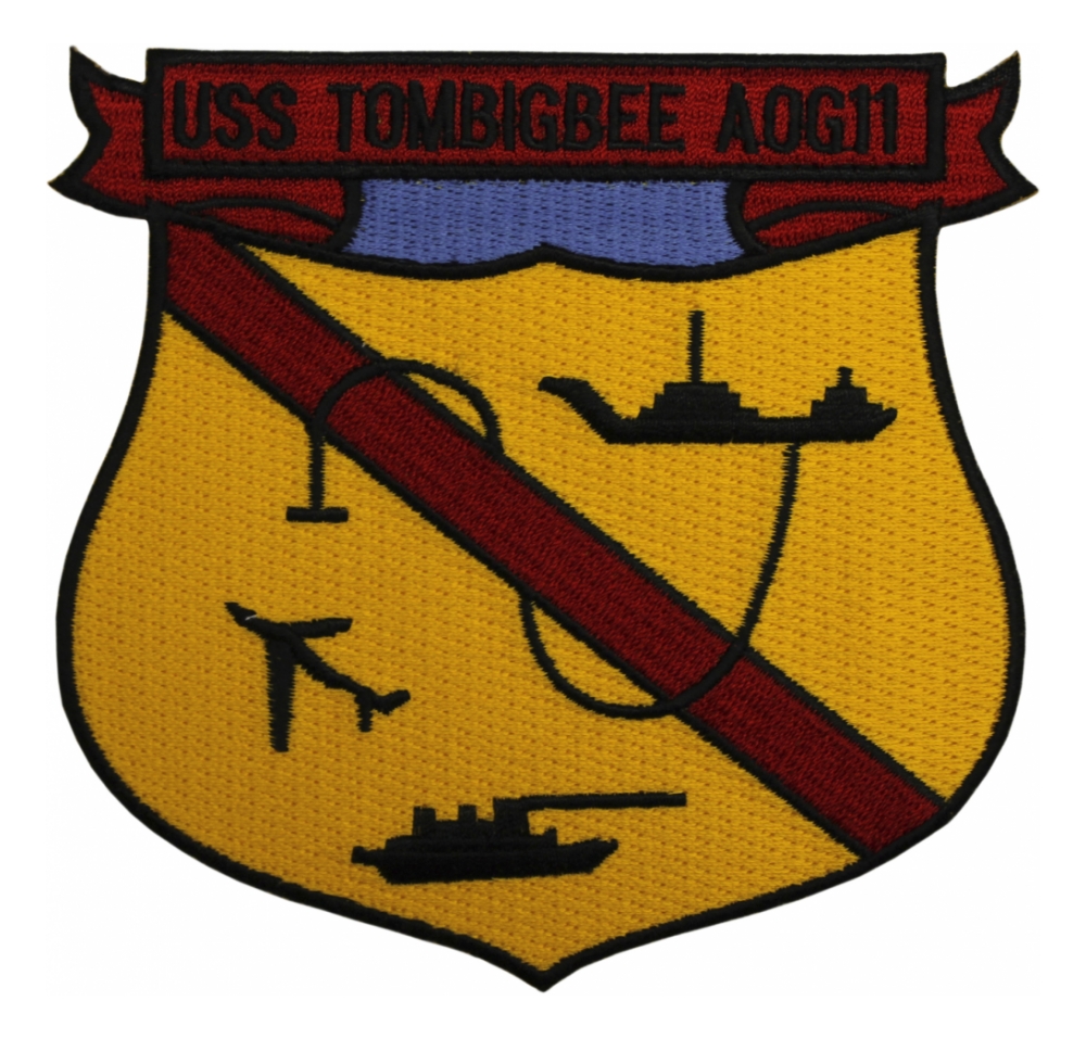 USS Tombigbee AOG11 Patch Flying Tigers Surplus
