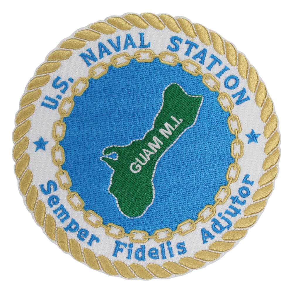 Naval Station Guam M.I. Patch Flying Tigers Surplus